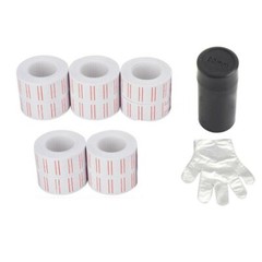 10-50 Rolls 6000pcs Up White Price Gun Labels for Mx-5500 + Free Refill Ink Roll