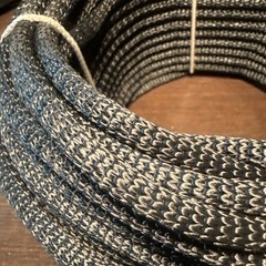 3/8″ x 100′ Black Polyester / Dacron Cord Low Stretch & UV Resistant Made USA