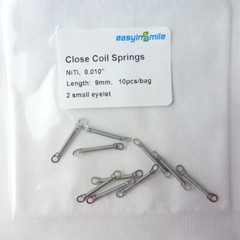 Dental Orthodontic NITI Open/Closed Coil Spring 010″/012″ 6/9/12/180MM 10Pc/Pack
