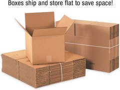 Tape Logic 14 x 8 x 4″ Tall Corrugated Boxes,14″L x 8″W x 4″H, Pack of 25