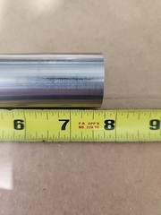 (Tag C69) 1.125″ Dia Titanium Round Rod x 7+” Inch Long 6AL4V-ELI Medical Grade
