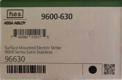 HES 9600 Surface Mounted Electric Strike 630 Stainless New 12/24V Assa Abloy