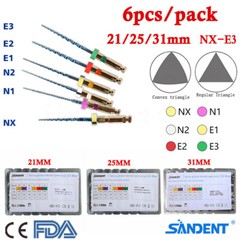 Dental Endo X-Pro NITI Gold Taper Files Endodontic Rotary NX-E3 File 21/25/31mm