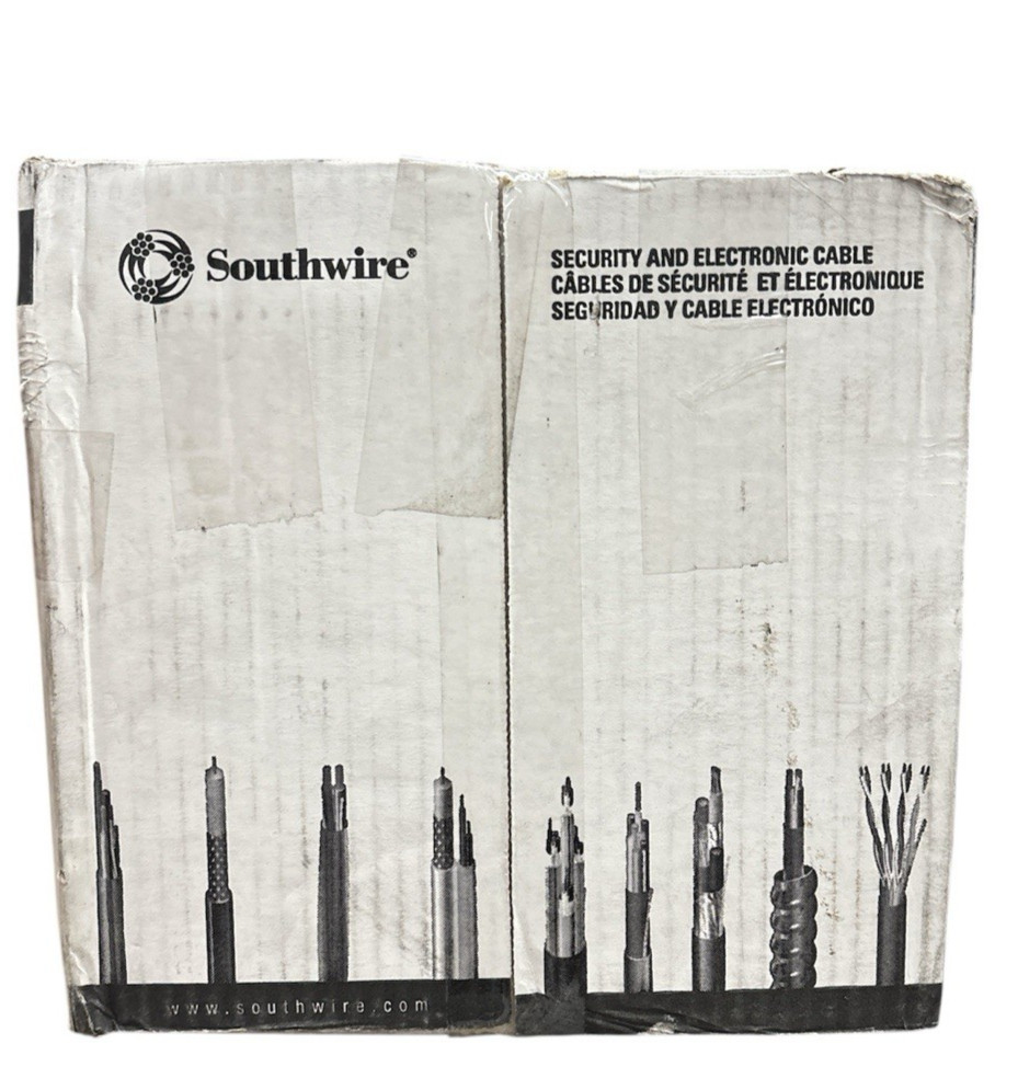 Southwire 511124601 Security & Electronic Cable 22AWG/4C STR Copper CM/CL2 1000′