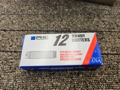 (QTY 24) Pacific Handy Cutter Inc 4MUW6 Box Cutter 4 1/2 in Overall Lg Aluminum