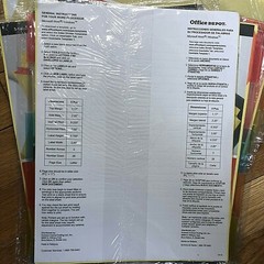 Lot of 11 Sets Office Depot Insertable 5-Tab Dividers, 55 Total Item 315-465 NEW
