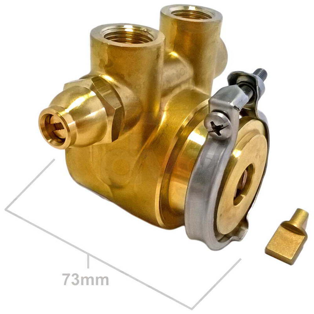 Pump Rotary Vane Clamp-Ring 100L/H Balanced By-Pass Compact-Shaft CA101 Fluid-o-