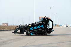 Hydraulic Wood Grapple Grabber Attachment For TYPHON STOMP X1300 Mini Skid Steer
