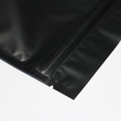 Double-Sided Black Stand Up Mylar QuickQlick™ Resealable Bags Multiple QTY Sizes