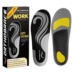 Work Insoles for Standing All Day, 200+lbs Heavy Duty High Arch Support Inser…
