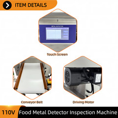 110V Industrial Metal Detector Detecting Foreign Metal in Food/Textile/Plastic