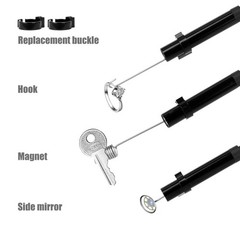 Industrial Endoscope, HD 1080P Inspection Camera with 4.3 inch LCD Screen, 8 LED…