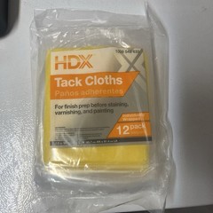 HDX Tack Cloths (144 Cloths) Individually Wrapped 18”x36” Cotton-New!