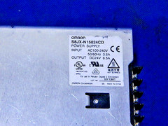 OMRON POWER SUPPLY S8JX-N15024CD 24V DC 3.5 AMP, 100-240V AC INPUT 90 DAY WAR