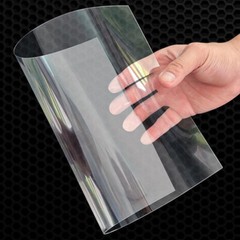 Translucent PVC Plastic Sheet Thin Clear Plastic Panel PVC Plat Thick 0.3mm-2mm
