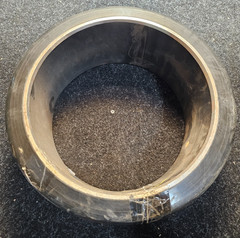 (QTY 1) Smooth Press-On Forklift Tire 14-1/2″ OD x 5-3/4″ Height