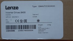 Lenze 8400 TopLine C inverter 3 Kw. – Type : E84AVTCE3024SXS – Brand New .