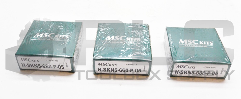 NEW LOT OF 3 MSC KITS H-SKN5-660-P-05 SEAL KIT