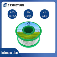 Lead Free Solder Wire(Sn99.3Cu0.7) for Plumbing Solder/Stained Glass/Crafts/Jewe