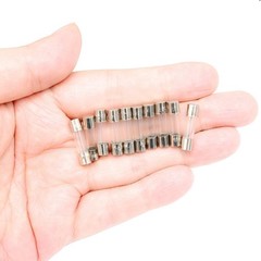 SIXQJZML 10 Pack F5AL Fast-Blow Fuse 5A Max 5 amp 125V Glass Fuses 0.2 x