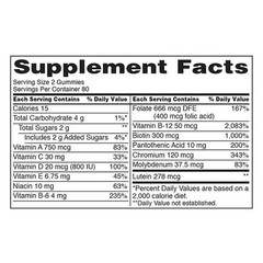 Kirkland Signature Adult Multivitamin Gummies 320 Count Costco Formula