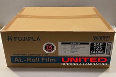 FujiPla ALM Laminating Film Rolls 5 mil Gloss 12.6″ X 328′ SAP125GLOSS – 2rolls