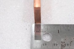 PURE COPPER BRACKETS, 6-1/2″ L X 1″ W X 1/4″ H, 8 HOLE, 2.4LBS, (LOT OF 5)