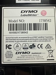 Dymo LabelWriter 4XL Thermal Label Printer Black Model 1738542 Used Works Great