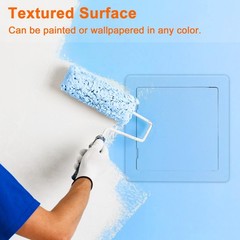 White Plastic Access Panel Drywall Ceiling Wall Removable Hinged 10×10 Inch