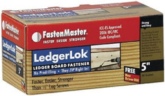 FMLL005-50 Ledgerlok Ledger Board Fastener, 5 Inches, 50-Count, 5″, Gray