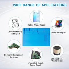 Anti-Static Heat Insulation Silicone Soldering Repair Mat Phone PC Work Desk Pad