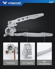 3-in-1 Tube Bender Tubing Brake line Bender for Soft Copper, Aluminum, Metal, Pi