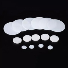 10Pcs Diameter 5-100mm PTFE Plastic Solid Discs Flat Round Pad Sealed Cushioning