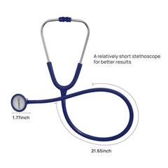 CONTEC SC12 Cardiology Stethoscopes Estetoscopio Zinc Alloy Head Stethoscope