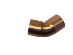 (5) NOS Mixed Brands 1” x 1” 45° Elbow Copper Pipe Solder Fittings