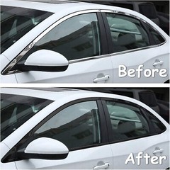 2″ x 30 Ft High Gloss Vinyl Tape for Black Out Chrome Delete Window Trim