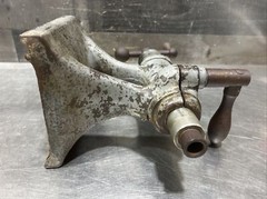 Vintage “The National Supply Co” Toledo Ohio Cast Iron Lathe Tail Stock