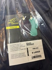 REVCO Black Stallion FN9-42C 9 oz. 42″ Navy Flame Resistant Cotton Shop Coat