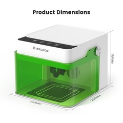 Mecpow M1 3.5W Mini Diode Laser Engraver,10000mm/min,Engraving Cutter Machine