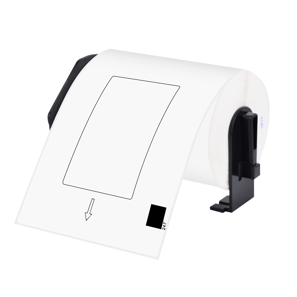 180/R 4.07×6.4″ Large Shipping Labels DK-1247 For Brother QL-1110NWB 1050N 1060N