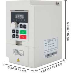VEVOR 3KW 4HP Variable Frequency Drive VFD 1 To 3 Phase Converter 220V RS485
