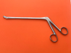 V.Mueller Surgical 7″ Spurling Spinal Rongeur, Angled Up, 4mm Bite