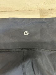 Lululemon Black Leggings Lattice Cutout Detail Activewear Yoga Pants Women