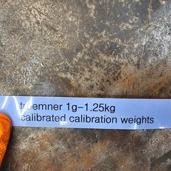 Troemner 1g-1.25kg 10pc Calibration Weights Currently In Calibration w/ Case