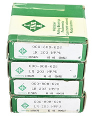 Lot of 4x INA LR203-NPPU 17 x 47 x 12mm Yoke-type track roller Bearings
