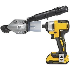 Malco TSHD Turboshear Heavy Duty Metal Cutting Attachment Shear , Black
