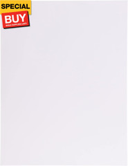 Glue Top Writing Pads (Letter (8.5in x 11in) – Blank, White)