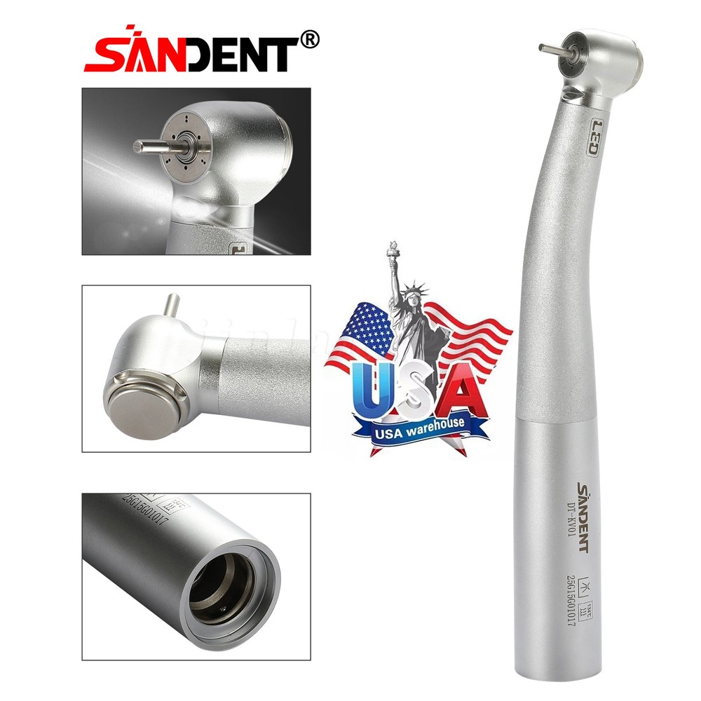 Dental Fiber Optic LED High Speed Handpiece Fit KaVo Multiflex Lux Coupler 6HOLE
