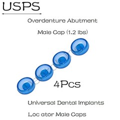 US Dental Universal Locator Overdenture Abutments Retention Caps 1.2/2.4Lbs