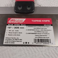 Wal-board Blue Steel Drywall Taping Knife Blade 10″ & 12″ 2 Pack NEW